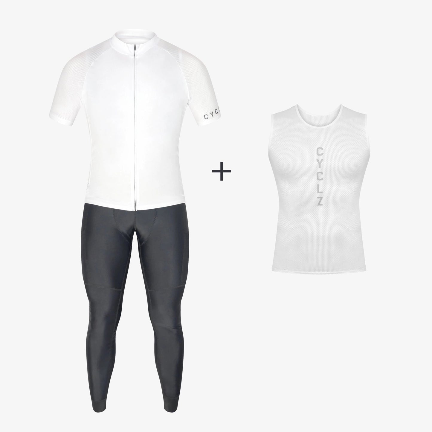 CYCLZ by Irena KollerCYCLZ® Mid - Season Herren Rennradset – Trikot, lange Hose und Base Layer für Übergangswetter