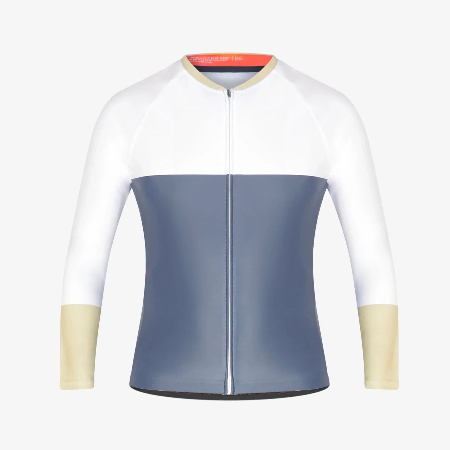 CYCLZ by Irena KollerCYCLZ® Rennrad - Set "Excelsior" für kühle Tage in der Übergangszeit mit Langarm - Trikot, "Mid Season Blue" Lange Hose & Base Layer Weiß