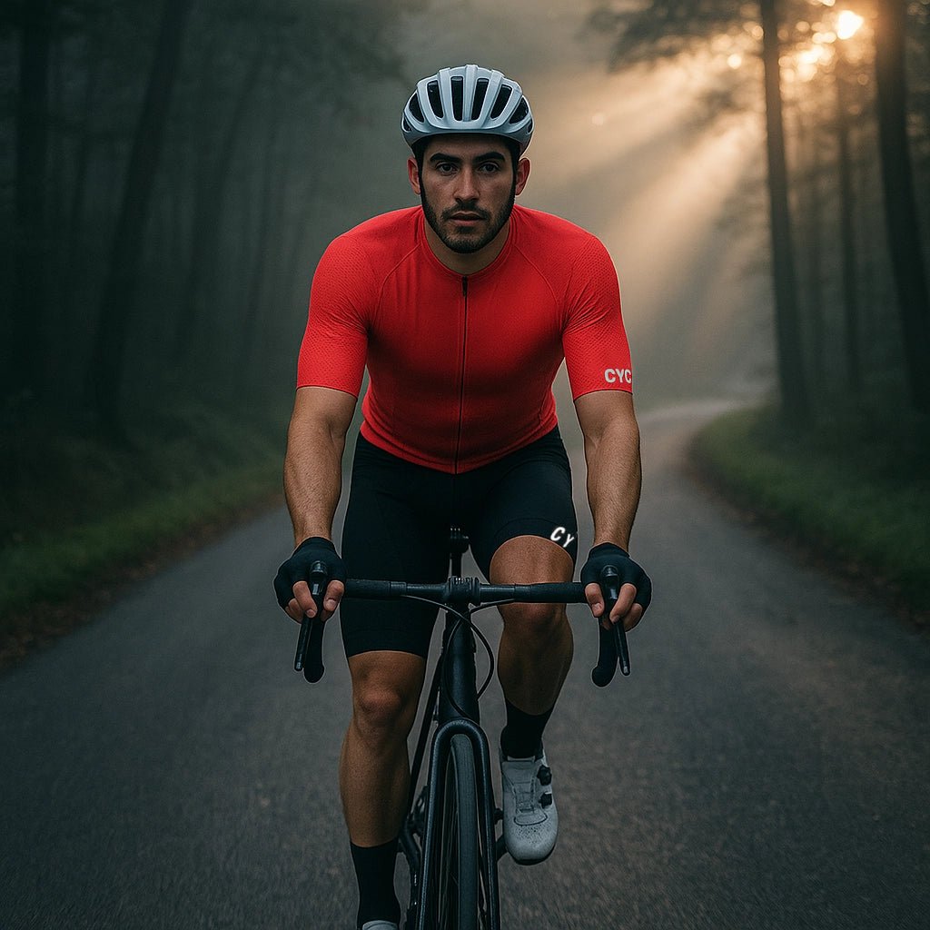 rennrad trikot herren orange CYCLZ® Rennrad Trikot