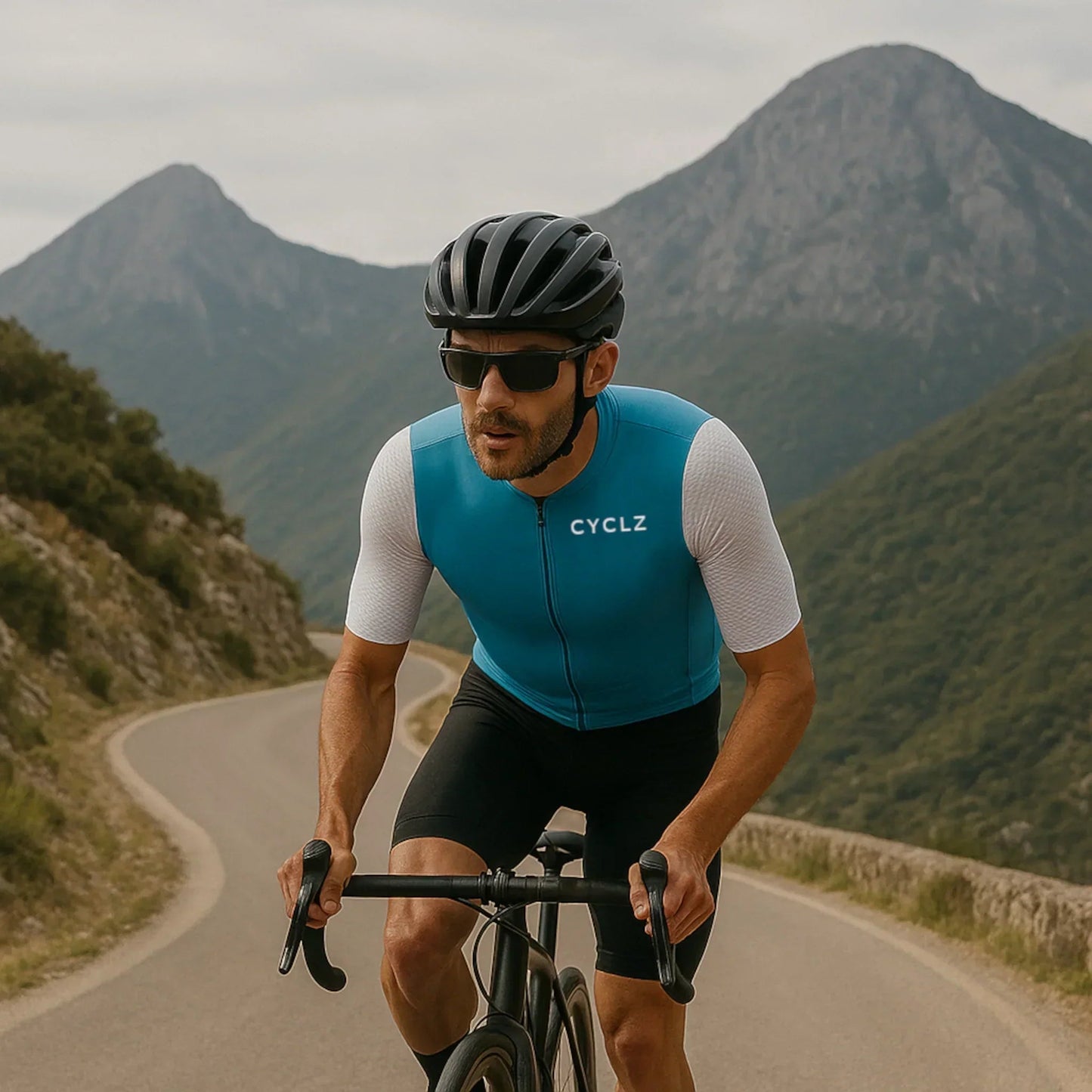 CYCLZ by Irena KollerCYCLZ® Rennrad - Set "Vigoreux" Trikot & Breakaway Bib Shorts – Stil & Performance