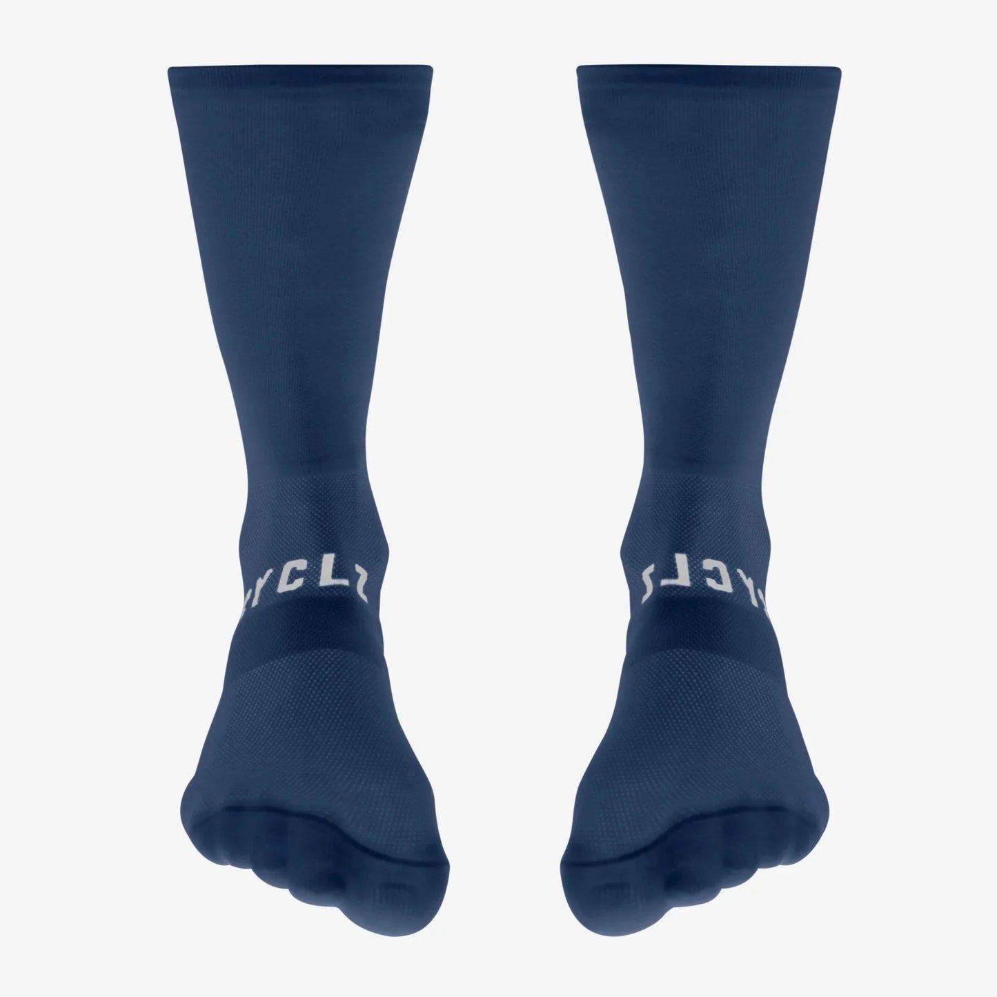 CYCLZ by Irena KollerCYCLZ® Rennrad Socken Weiss, Blau & Schwarz - Einheitsgrösse – Atmungsaktive und Schnelltrocknende Performance - Socken