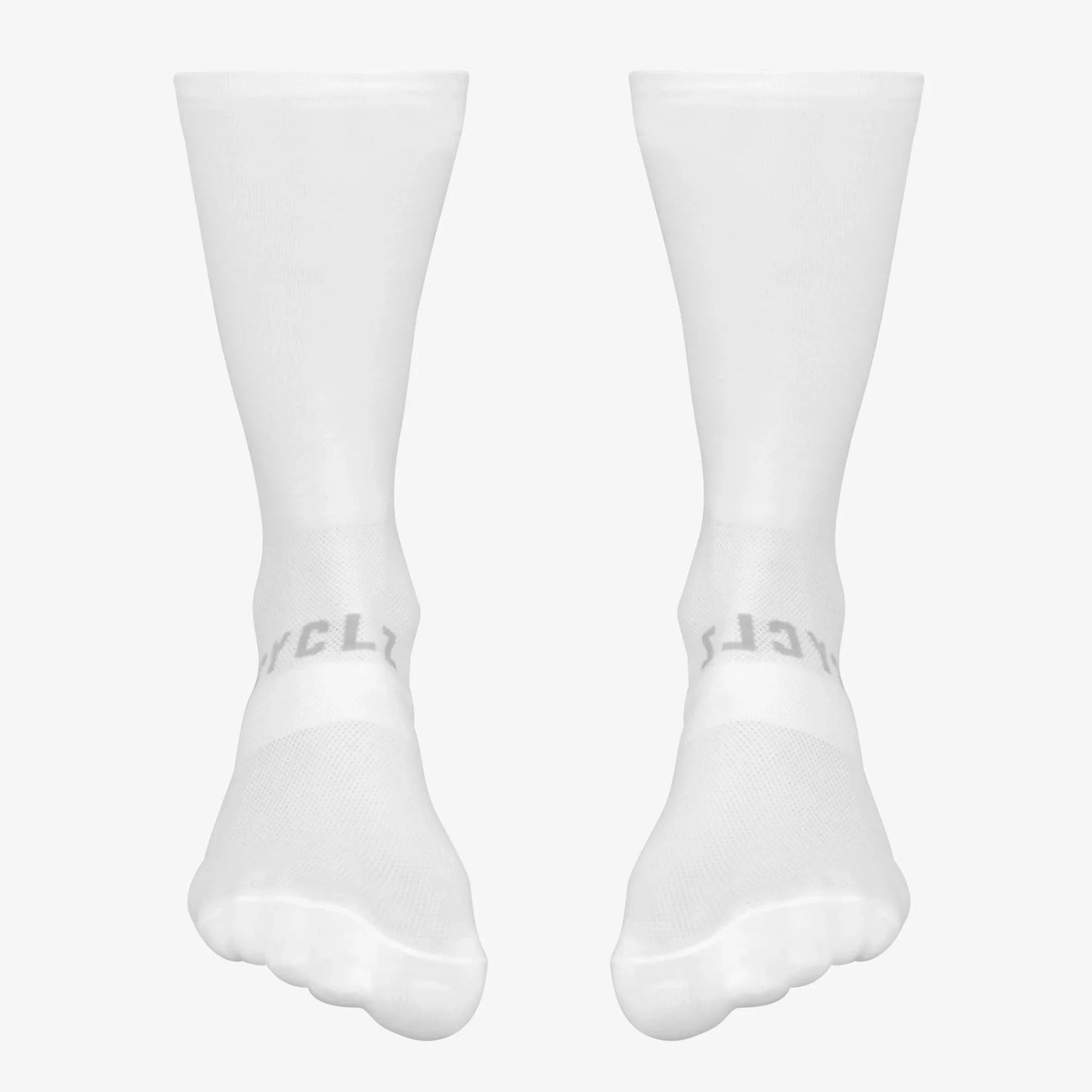 CYCLZ by Irena KollerCYCLZ® Rennrad Socken Weiss, Blau & Schwarz - Einheitsgrösse – Atmungsaktive und Schnelltrocknende Performance - Socken