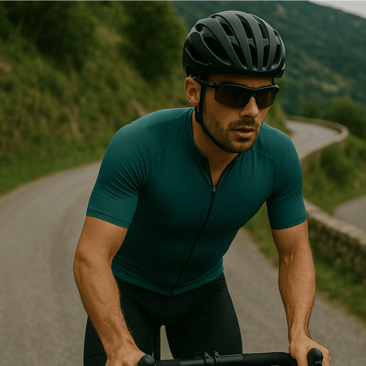 CYCLZ by Irena KollerCYCLZ® Rennrad Trikot "Ardennes " Jersey in Dunkelgrün