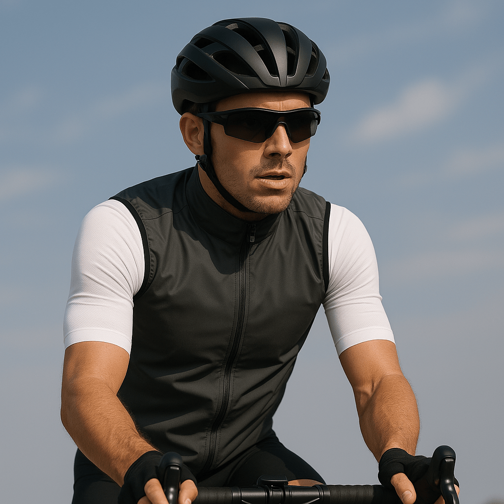 CYCLZ by Irena KollerCYCLZ® Rennrad Weste Gilet - Atmungsaktiv und Wasserfest – Winddicht & Schnell Trocknend