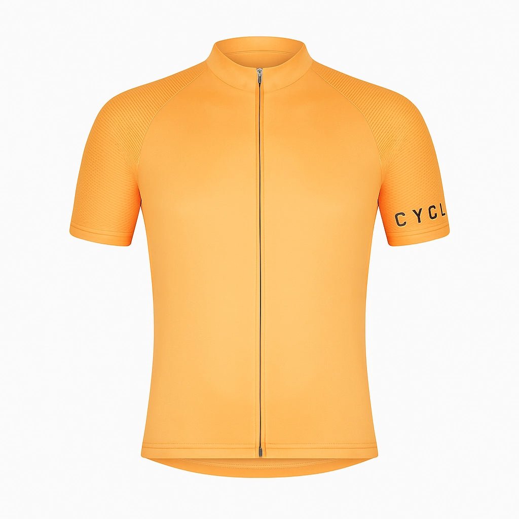 rennrad trikot gelb CYCLZ Rennvelo Trikot Amber – Kurzarm Gelb Herren Trikot – CYCLZ by Irena Koller
