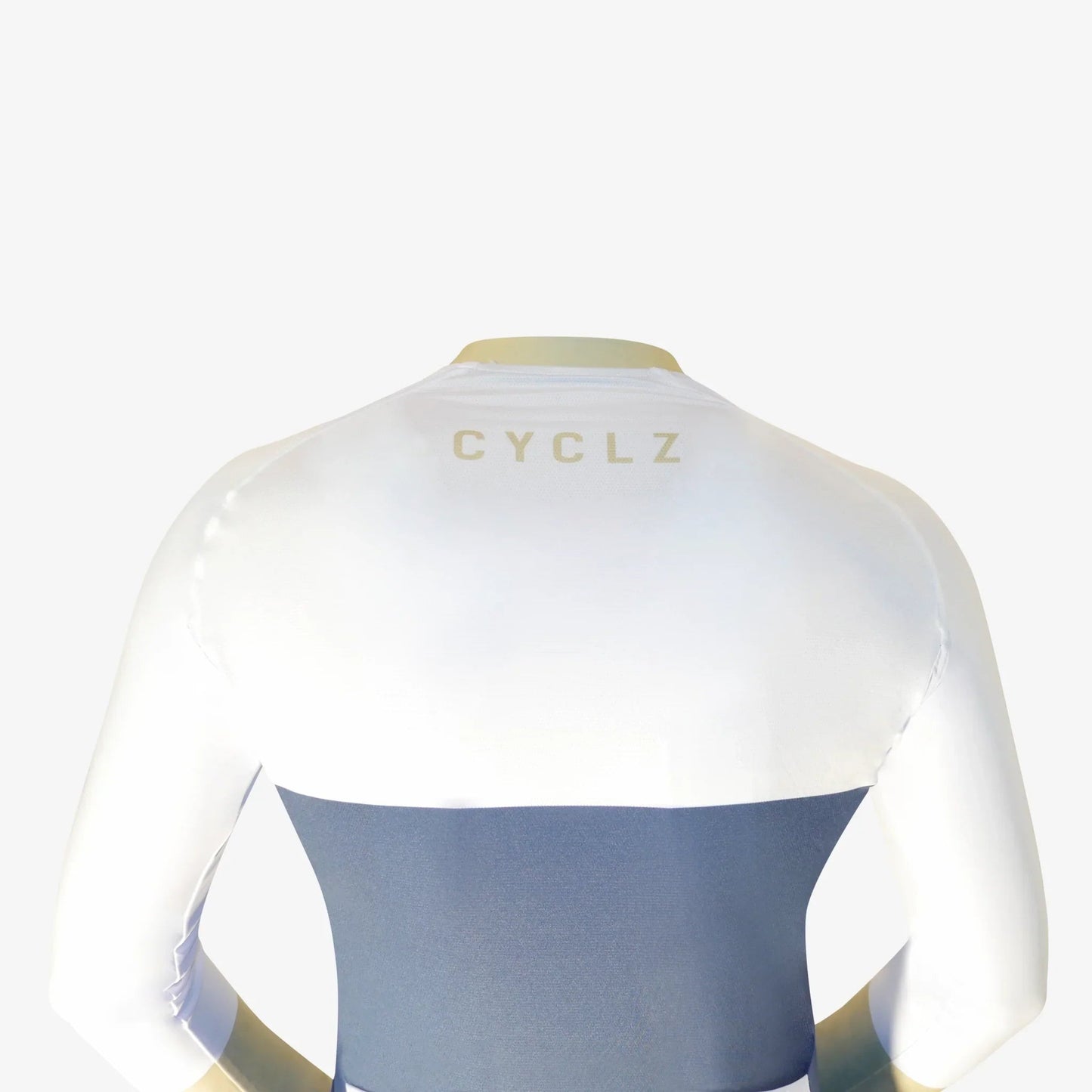 CYCLZ by Irena KollerCYCLZ® Rennvelo - Trikot Herren langarm “Excelsior” – warmes Übergangs - Trikot blau/weiss