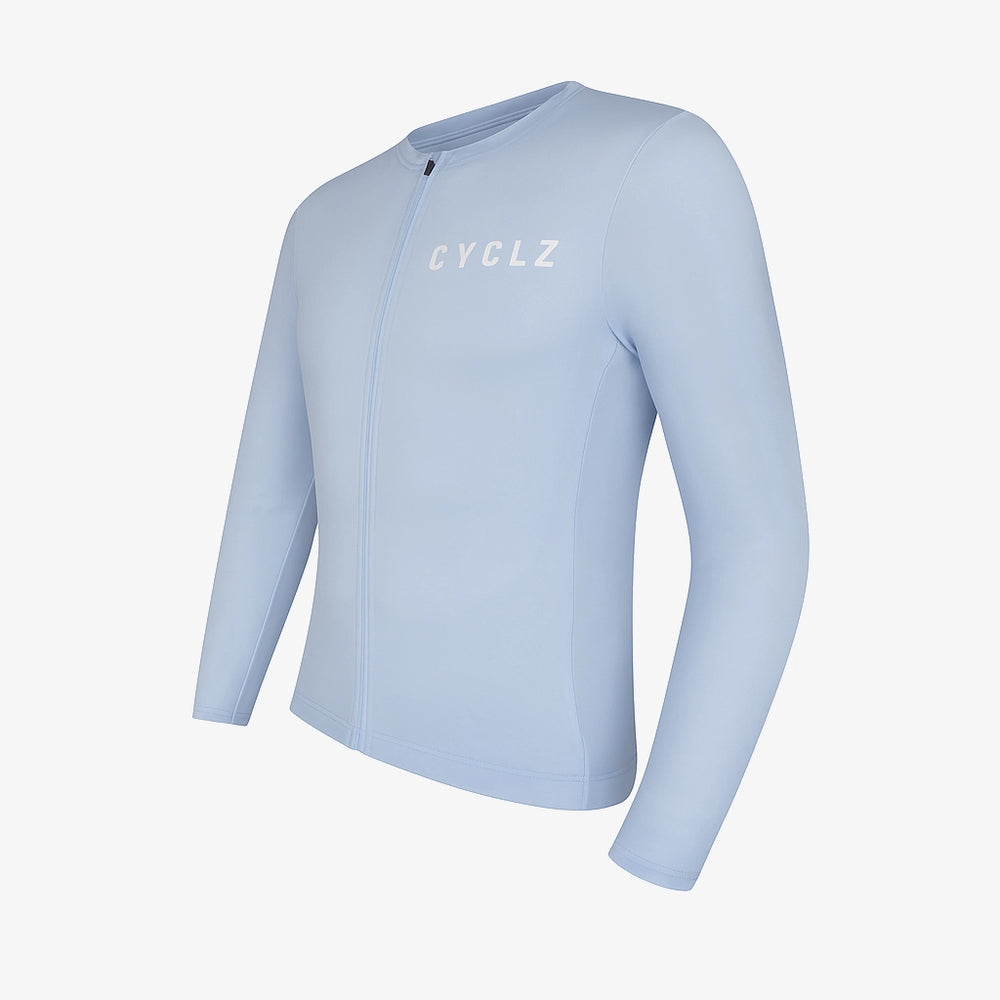 CYCLZ® Rennrad Trikot "Allegra" Langarm in Hellblau für Damen