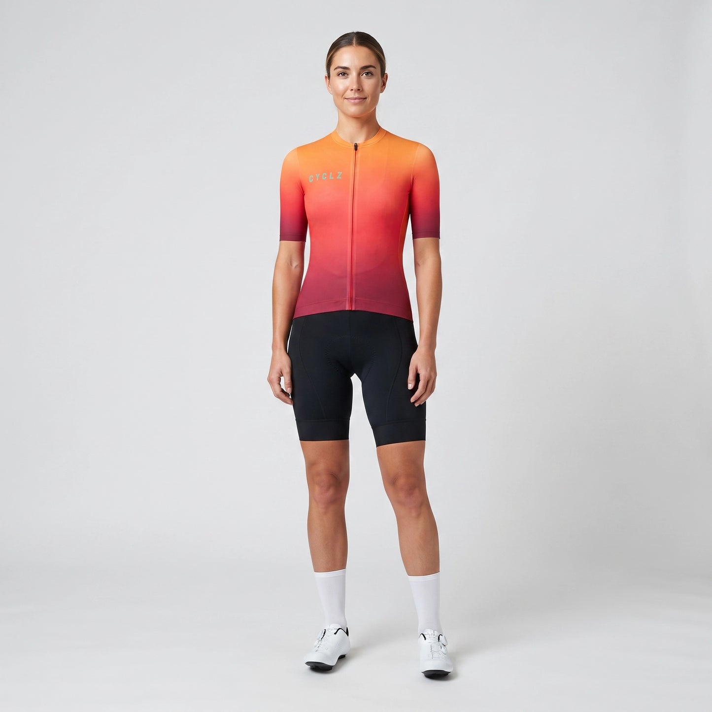 CYCLZ® Damen Rennvelo Trikot  „Solara“  | Leicht & Atmungsaktiv