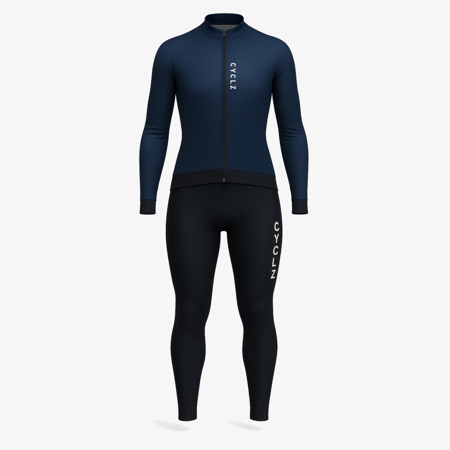CYCLZ® Damen Winter Performance Set „Lunara“ – Thermo Bib Tights & Langarm-Trikot für kalte Tage