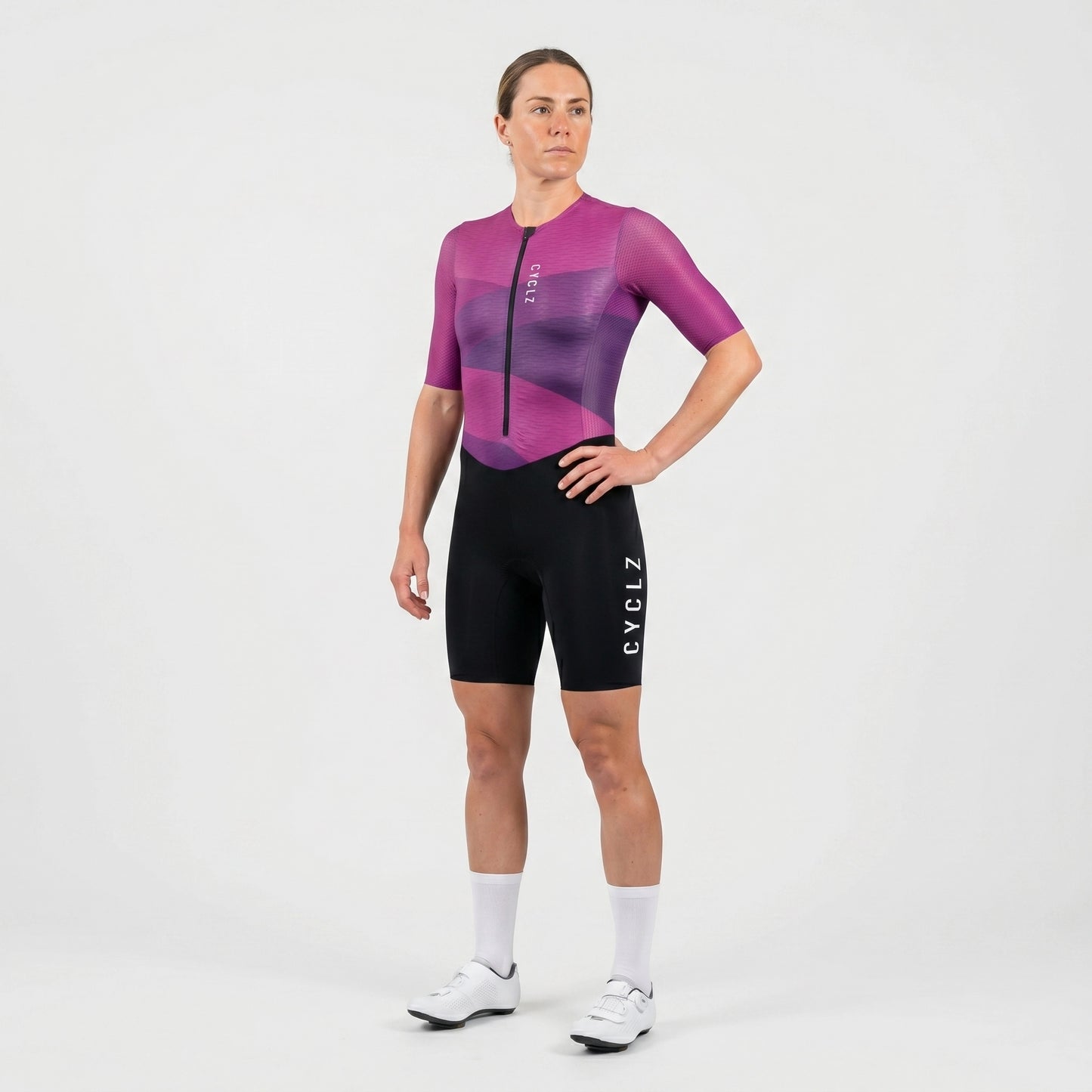CYCLZ® AERIS FLOW Damen Trisuit – Triathlon | Ultradünn, schnelltrocknend & Race-optimiert