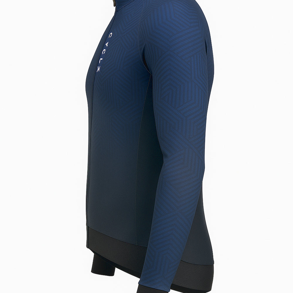 
                      
                        CYCLZ® Damen Langarm Rennvelo Trikot „Lunara Thermal“ – Tiefblau
                      
                    