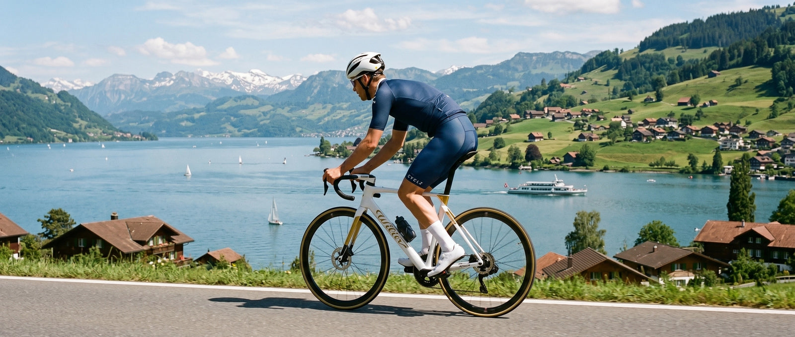 CYCLZ® Rennrad-Set für Herren in Dunkelblau