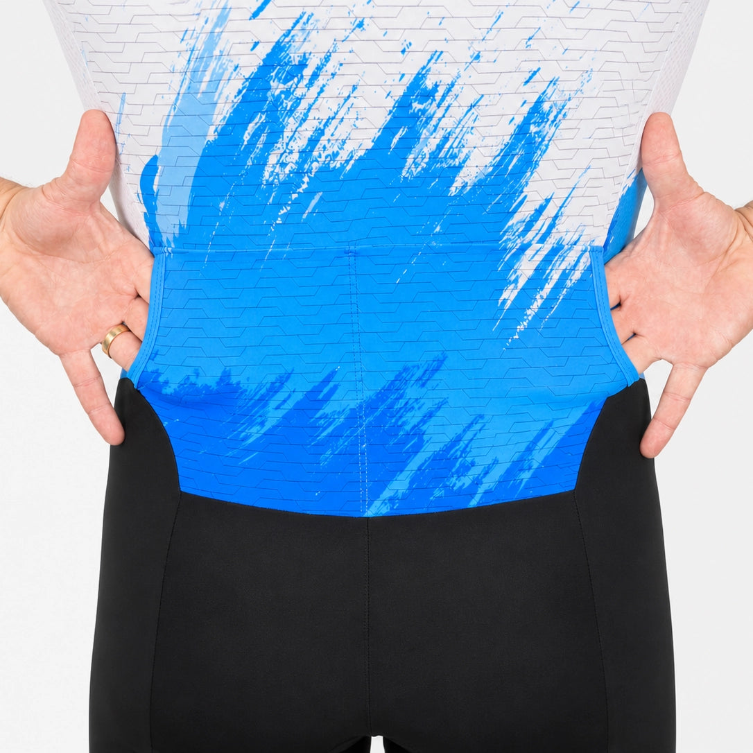 CYCLZ® WAVE STRIKE Herren Trisuit – Triathlon Einteiler