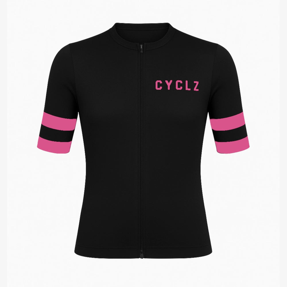 
                      
                        CYCLZ® Rennrad Trikot "Noira" Jersey in Schwarz und Violett - für Damen
                      
                    