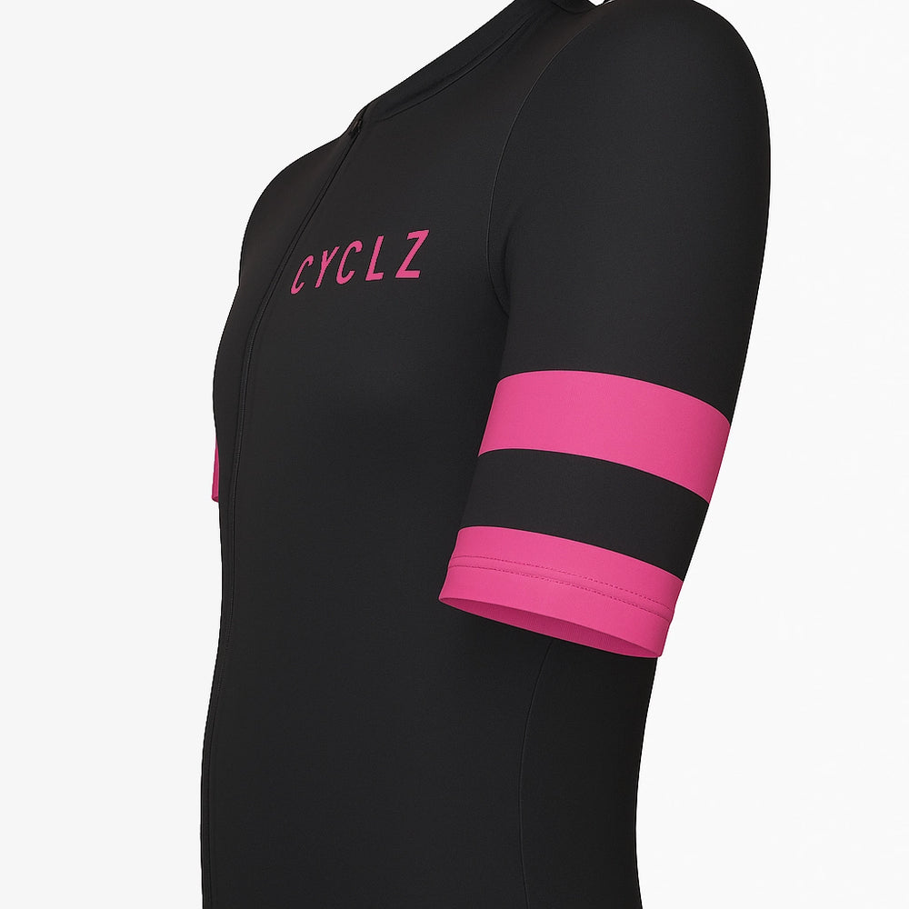 
                      
                        CYCLZ® Rennrad Trikot "Noira" Jersey in Schwarz und Violett - für Damen
                      
                    