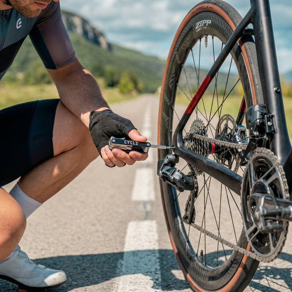 Ultraleichtes Rennvelo-Tool (78g ), 8-in-1 Mini Veloschraubenzieher