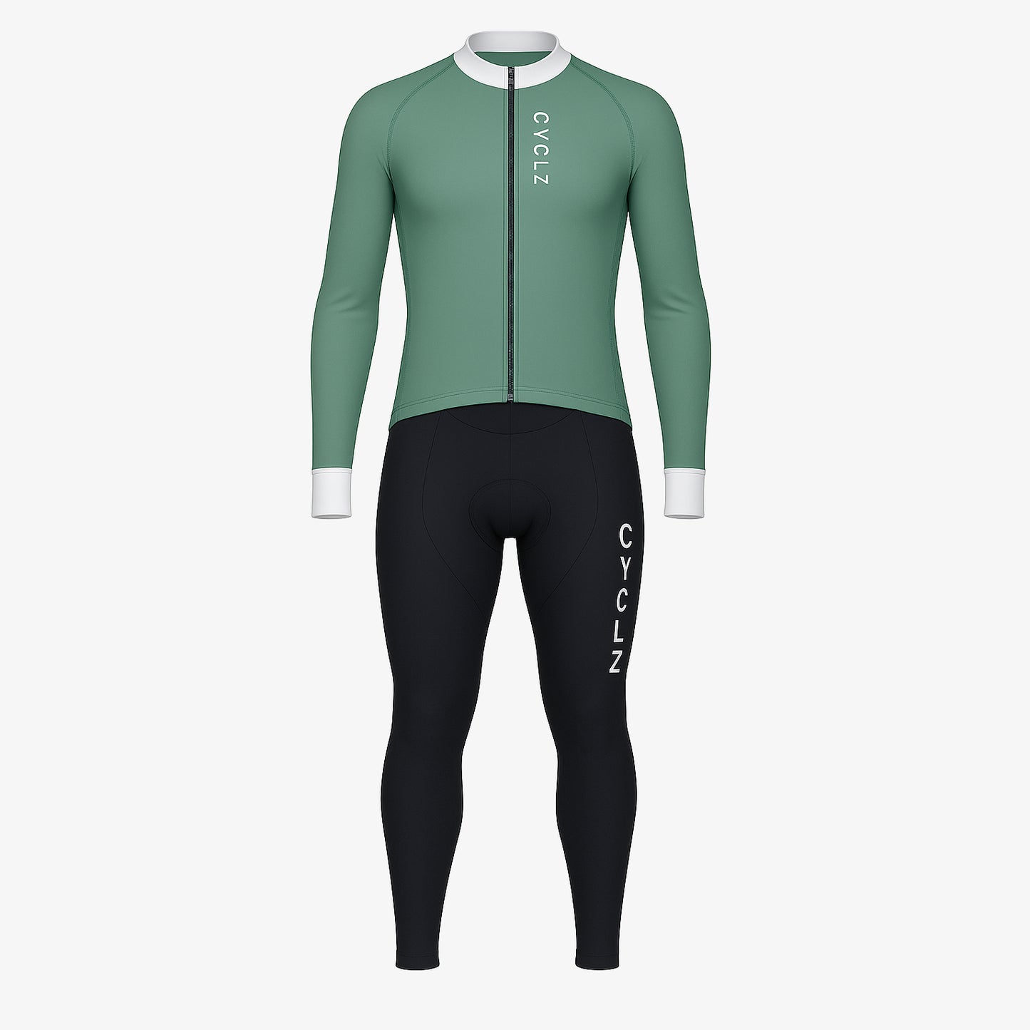 CYCLZ® Damen Winter Performance Set „Aurora“ – Thermo Bib Tights & Langarm-Trikot für kalte Tage