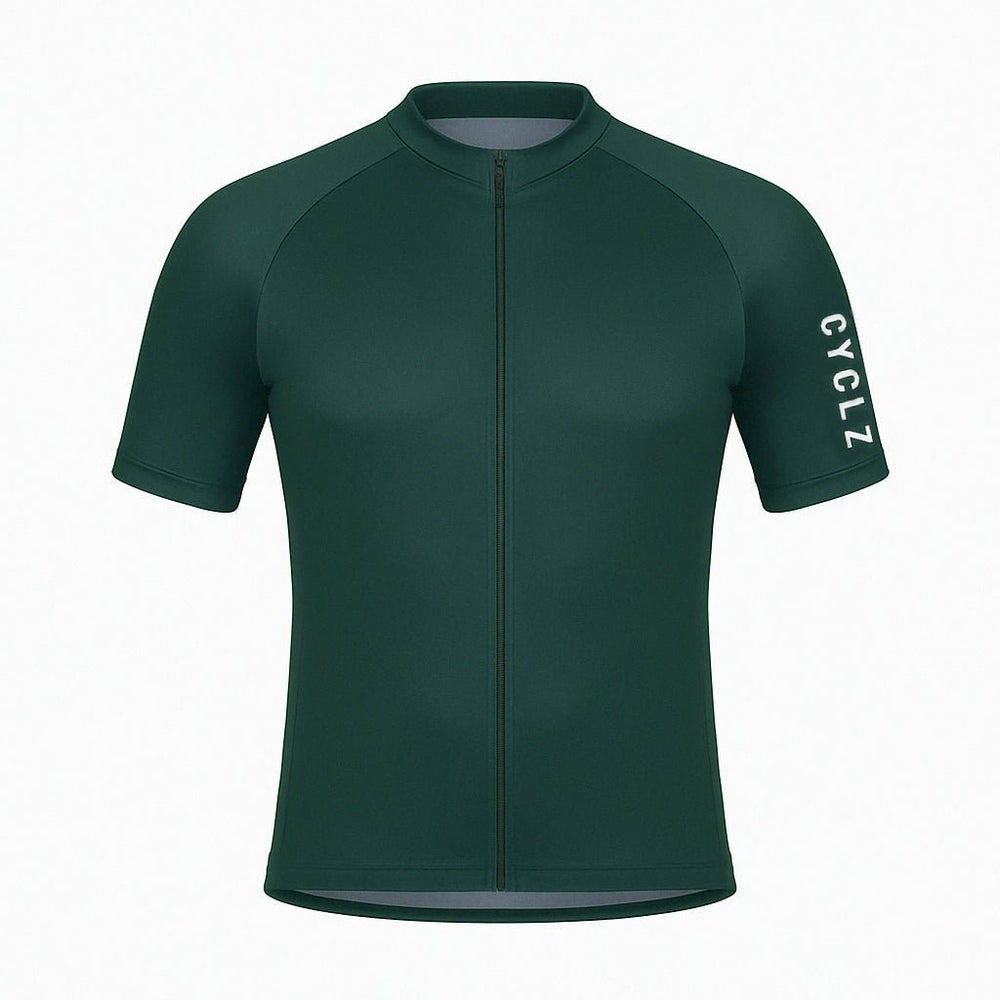 CYCLZ by Irena KollerCYCLZ® Ardennes Cycling Set – Exquisites Trikot in Dunkelgrün inkl. Shorts und Base Layer