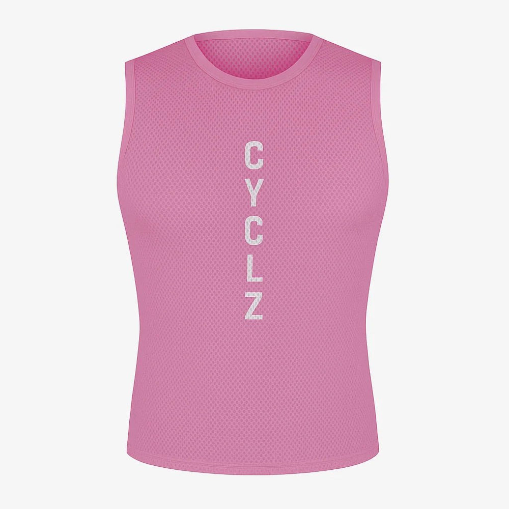 CYCLZ by Irena KollerCYCLZ® Damen Rennrad - Set: "Feminae Rosa" Trikot, "Elegance" Bib Shorts & Rosa Base Layer – Komfort & Stil für anspruchsvolle Fahrerinnen