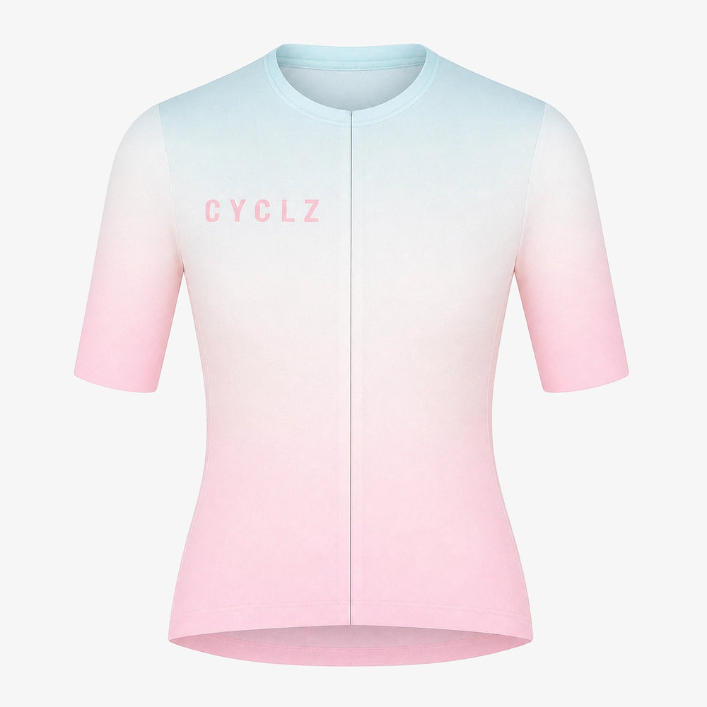 CYCLZ® Women's Racing Jersey “Rainbow” – colorful, eye-catching & functional