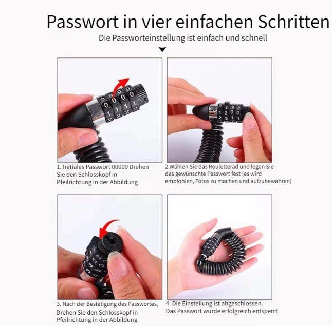 
                      
                        CYCLZ by Irena KollerCYCLZ® Mini Rennradschloss – Kompakt & Sicher, Ideal für Unterwegs
                      
                    