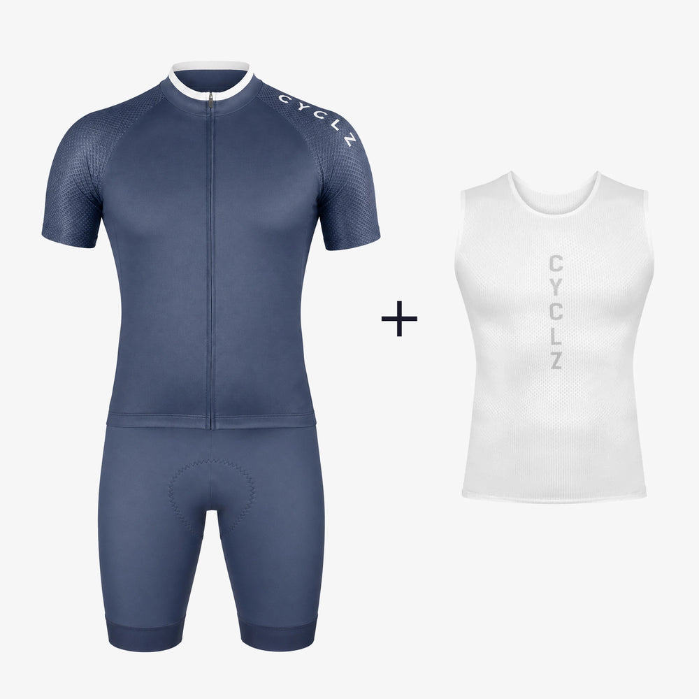 CYCLZ® Rennrad-Set für Herren in Dunkelblau