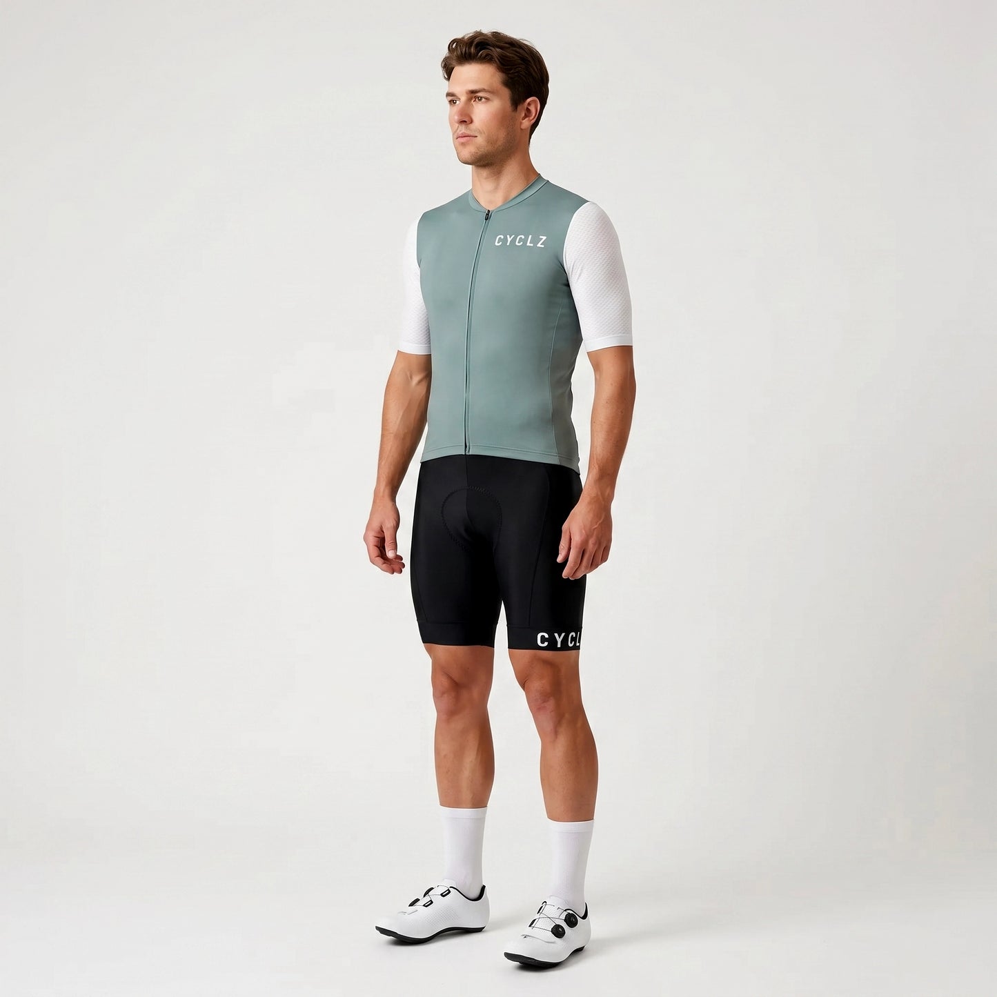 rennrad team trikot Rennvelo Trikot Herren – Dunkelgrün, Atmungsaktiv