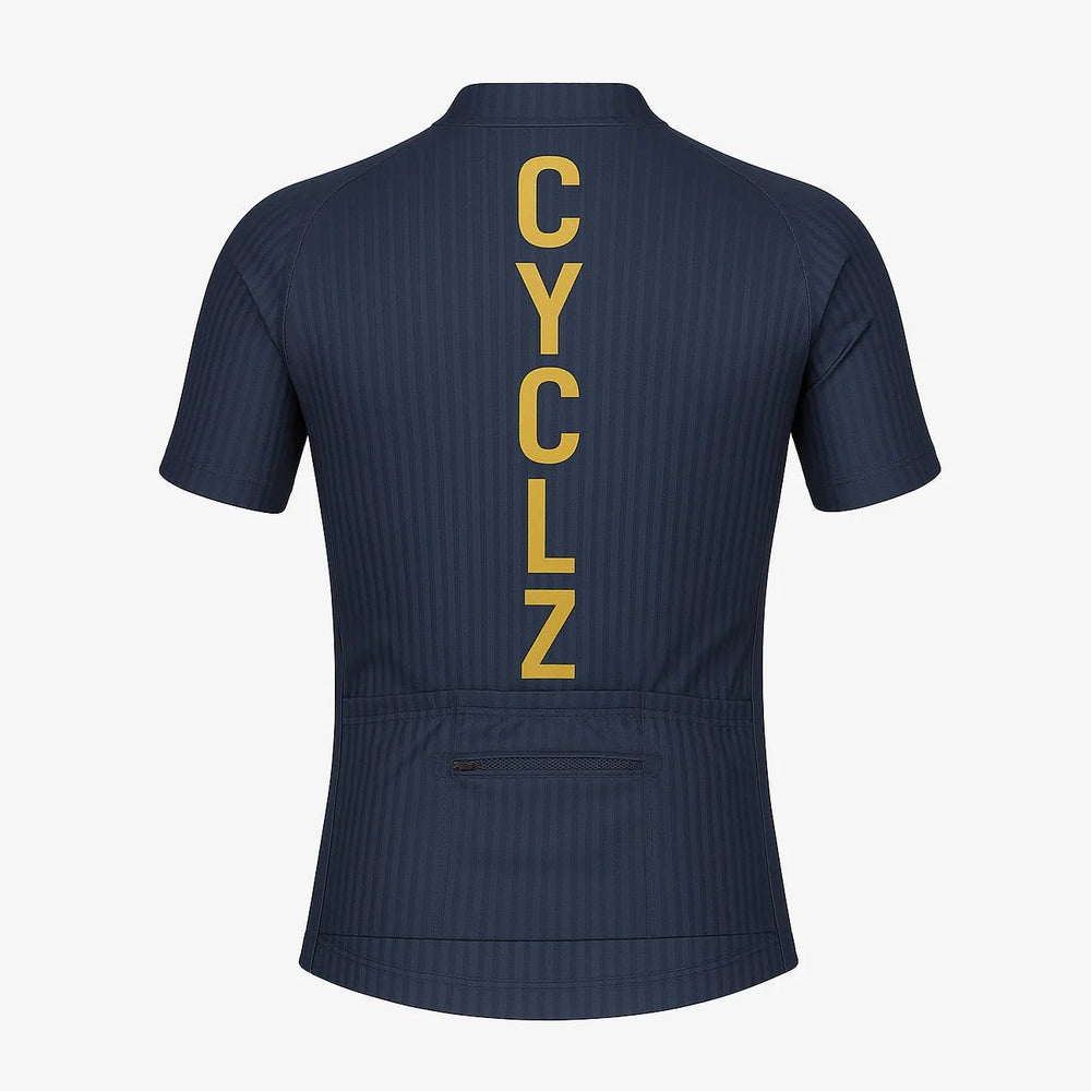 
                      
                        CYCLZ by Irena KollerCYCLZ® Rennrad Trikot "Apex Aero Pro" Jersey in Dunkelblau und Gelbgold - für Herren
                      
                    