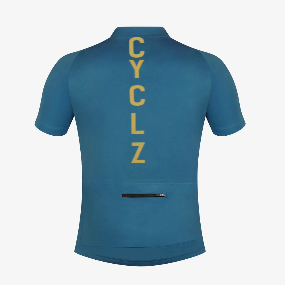 
                      
                        CYCLZ by Irena KollerCYCLZ® Rennrad Trikot "Zephyra" Jersey in Dunkeltürkis und Goldgelb - für Damen
                      
                    