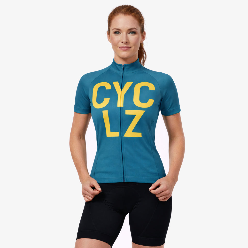 rennrad jersey damen Rennrad Trikot Damen Türkis – Zephyra