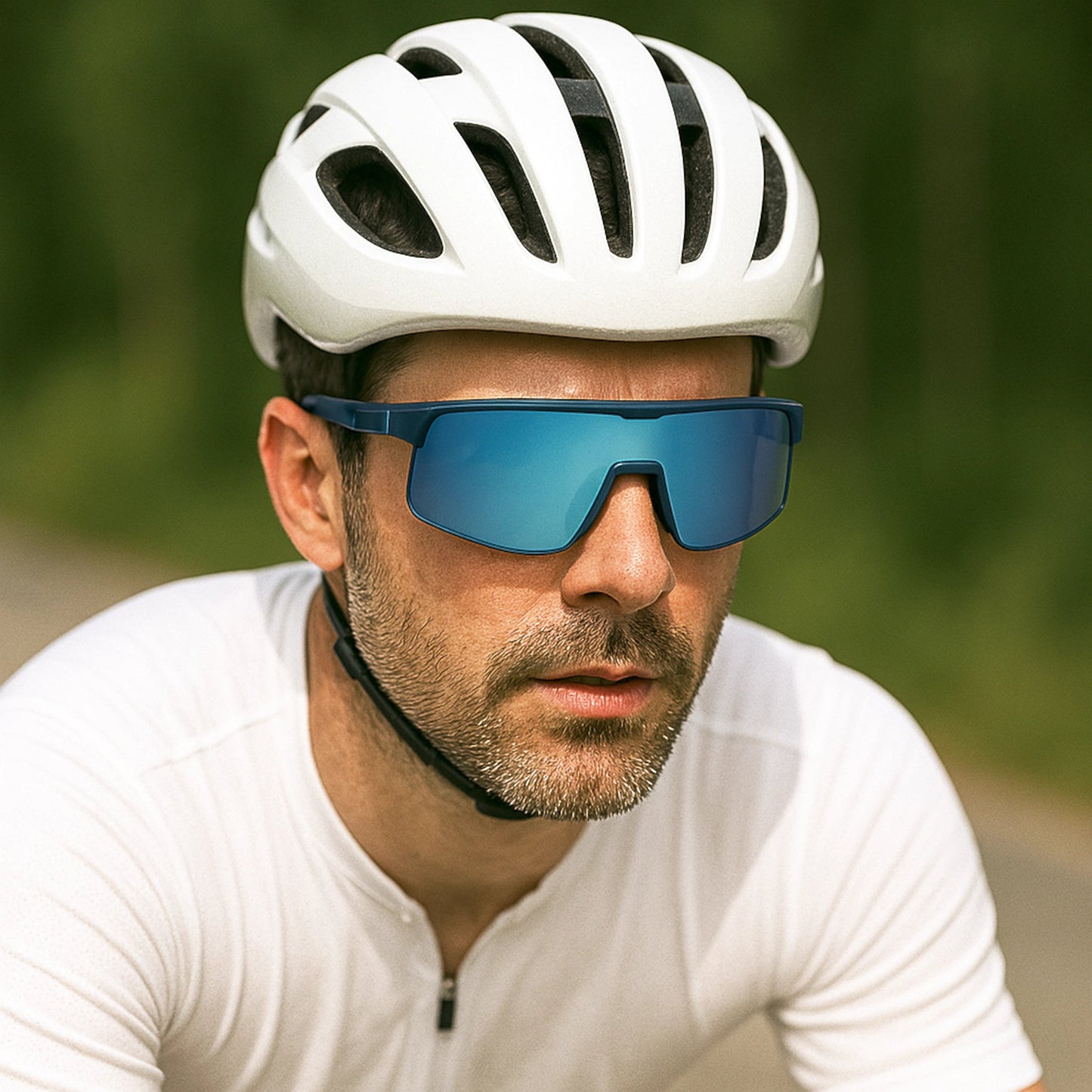 CYCLZ by Irena KollerCYCLZ® Rennradbrille "FlowFocus" - Sonnenbrille – UV400 Schutz, TR90 Rahmen, HD PC Gläser