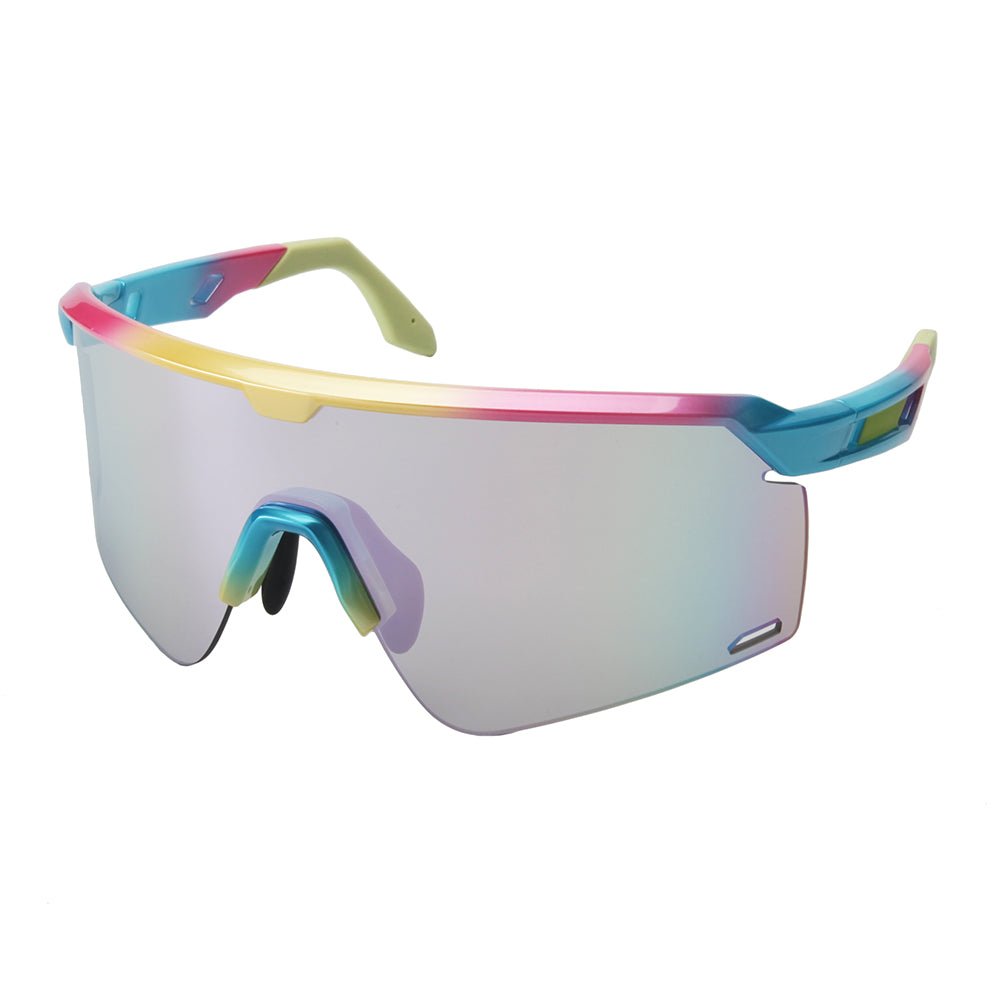 CYCLZ by Irena KollerCYCLZ® Rennradbrille "RaceGlint" - Sonnenbrille – UV400 Schutz, TR90 Rahmen, HD PC Gläser