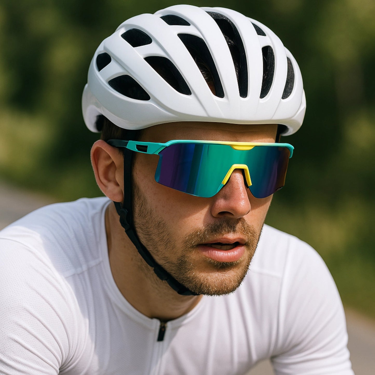 CYCLZ by Irena KollerCYCLZ® Rennradbrille "SwiftSee" - Sonnenbrille – UV400 Schutz, TR90 Rahmen, HD PC Gläser