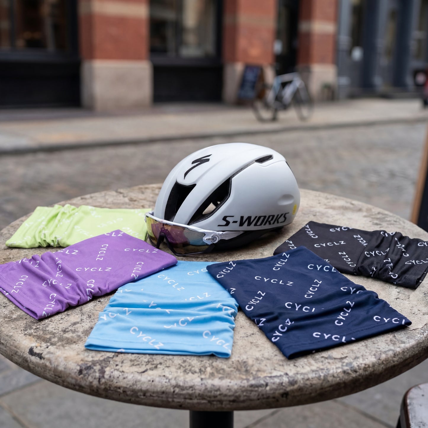 Écharpe de vélo de route CYCLZ® / Buff – écharpe multifonctionnelle ultralégère pour vélos de route et gravel